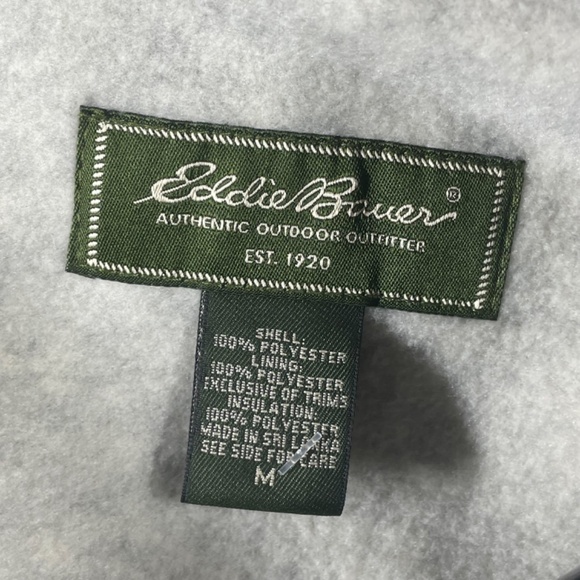 NEW Eddie Bauer Vest Coat Womens Medium purple gray quilted jacket outdoor - Picture 4 of 9